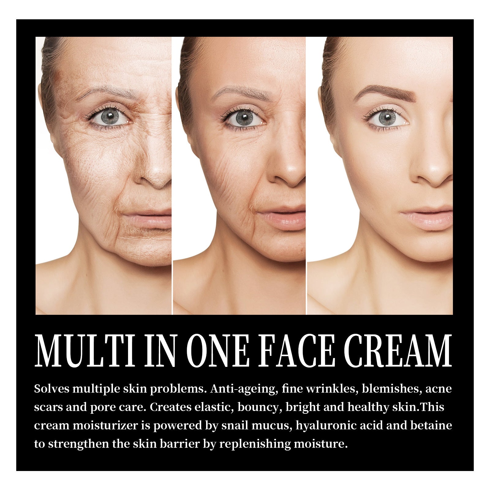 Snail Cream Fading Wrinkle French Lines Replenishment Firming Skin Anti-Aging Snail Cream Fading Wrinkle French Lines Replenishment Firming Skin Anti-Aging
